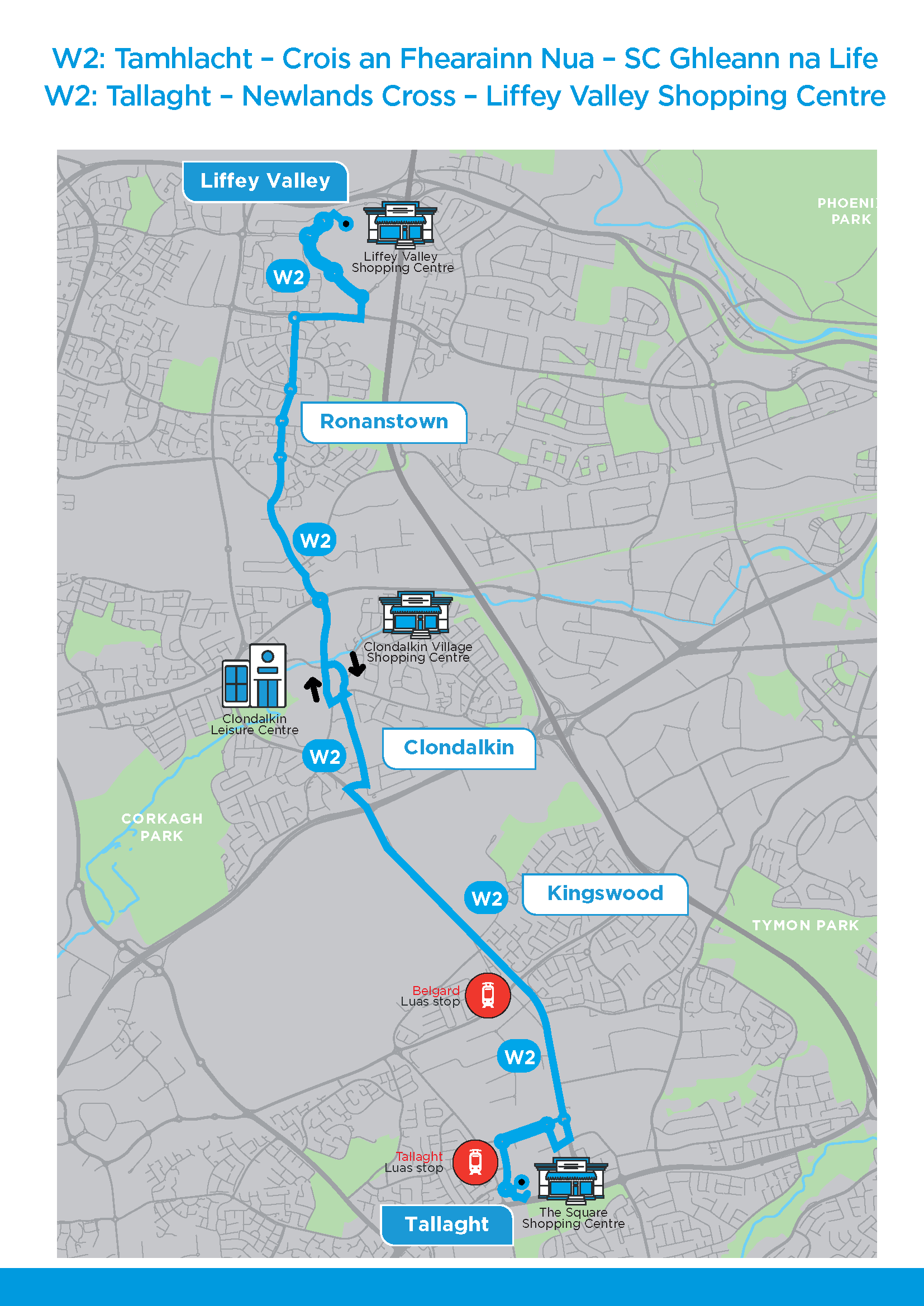 W2 Route Map